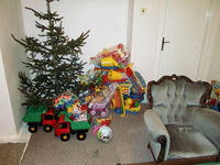 Christmas presents for the children from creche in Zbraslav (Prague)